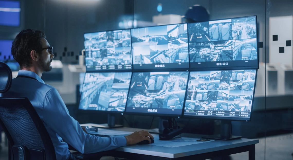 Centro de monitoreo y supervisión de seguridad